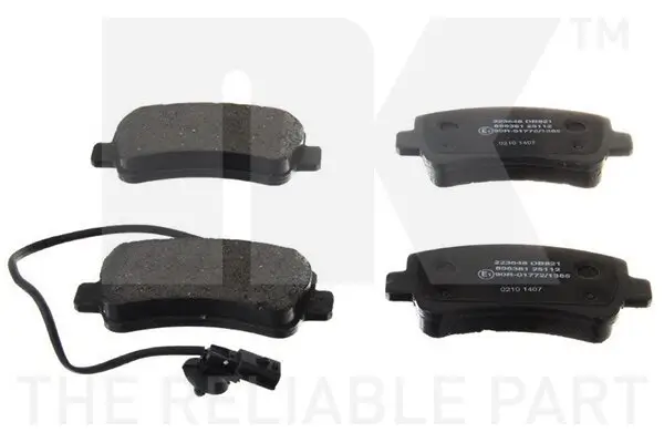 Bremsbelagsatz, Scheibenbremse NK 223648