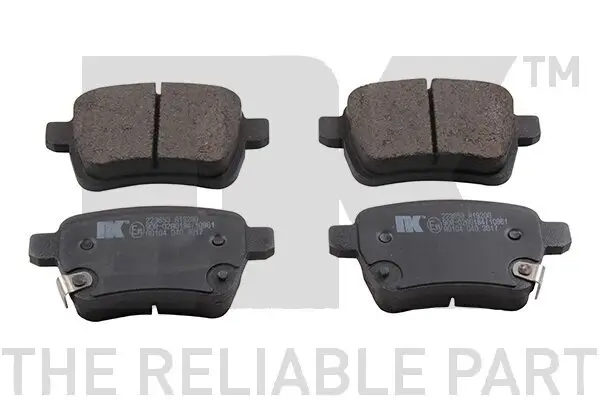 Bremsbelagsatz, Scheibenbremse NK 223653