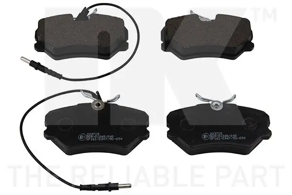 Bremsbelagsatz, Scheibenbremse Vorderachse NK 223715