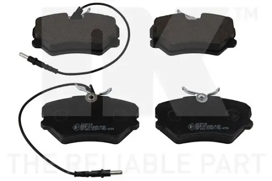 Bremsbelagsatz, Scheibenbremse Vorderachse NK 223715 Bild Bremsbelagsatz, Scheibenbremse Vorderachse NK 223715