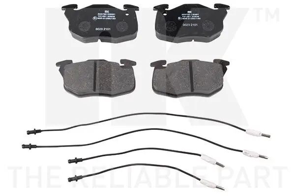 Bremsbelagsatz, Scheibenbremse Vorderachse NK 223720