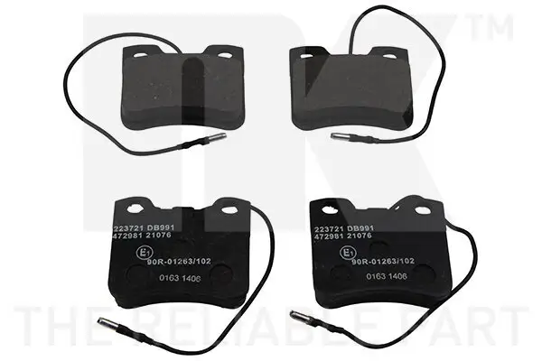 Bremsbelagsatz, Scheibenbremse Vorderachse NK 223721