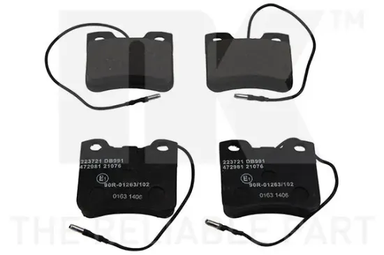 Bremsbelagsatz, Scheibenbremse Vorderachse NK 223721 Bild Bremsbelagsatz, Scheibenbremse Vorderachse NK 223721