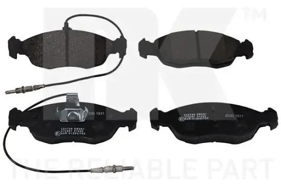 Bremsbelagsatz, Scheibenbremse Vorderachse NK 223726 Bild Bremsbelagsatz, Scheibenbremse Vorderachse NK 223726