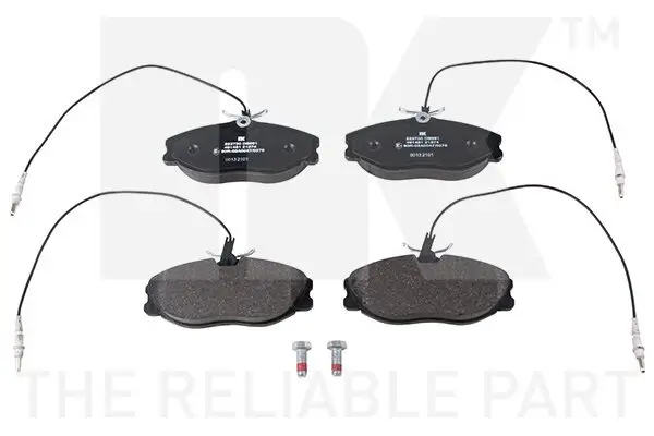 Bremsbelagsatz, Scheibenbremse Vorderachse NK 223730