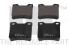 Bremsbelagsatz, Scheibenbremse Hinterachse NK 223731