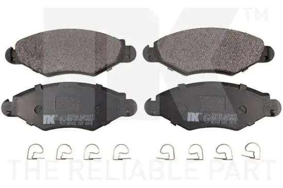 Bremsbelagsatz, Scheibenbremse Vorderachse NK 223739 Bild Bremsbelagsatz, Scheibenbremse Vorderachse NK 223739