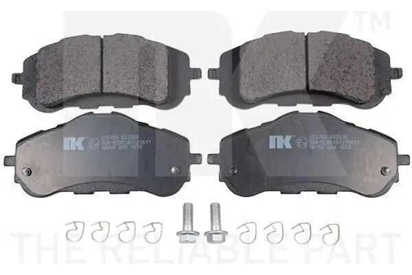 Bremsbelagsatz, Scheibenbremse Vorderachse NK 223754