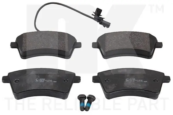 Bremsbelagsatz, Scheibenbremse Vorderachse NK 223968