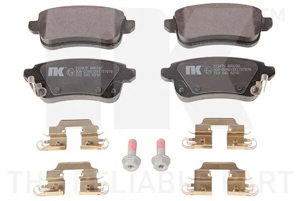 Bremsbelagsatz, Scheibenbremse NK 223979