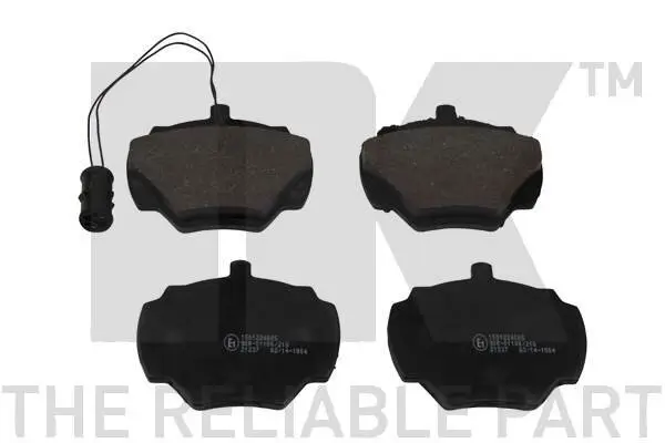 Bremsbelagsatz, Scheibenbremse Hinterachse NK 224005