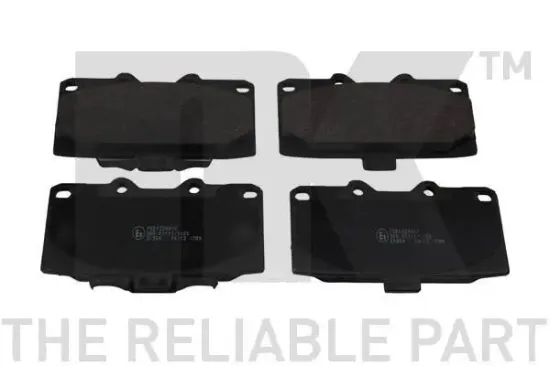 Bremsbelagsatz, Scheibenbremse Vorderachse NK 224412 Bild Bremsbelagsatz, Scheibenbremse Vorderachse NK 224412