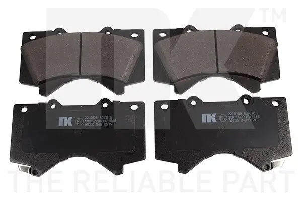 Bremsbelagsatz, Scheibenbremse NK 2245103