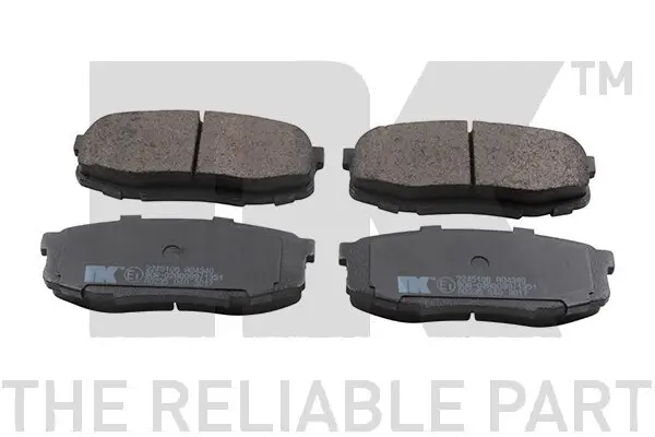 Bremsbelagsatz, Scheibenbremse Hinterachse NK 2245106