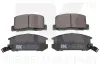 Bremsbelagsatz, Scheibenbremse Hinterachse NK 224531