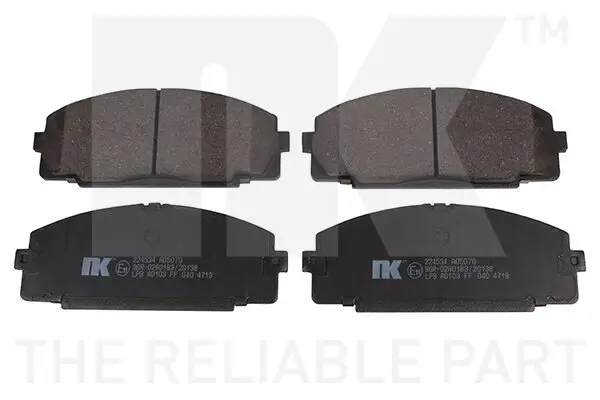 Bremsbelagsatz, Scheibenbremse NK 224534