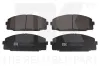 Bremsbelagsatz, Scheibenbremse NK 224534