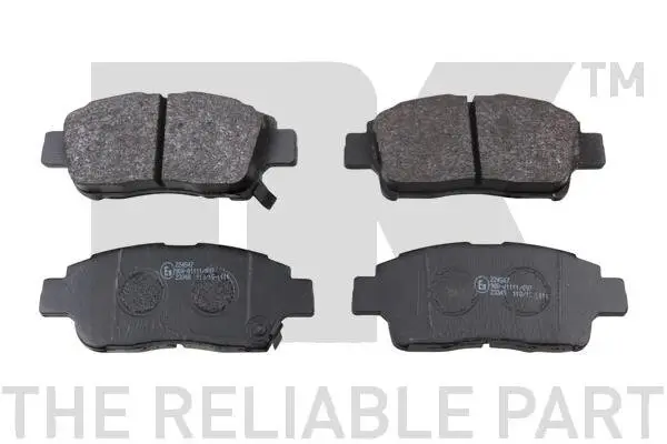 Bremsbelagsatz, Scheibenbremse Vorderachse NK 224547