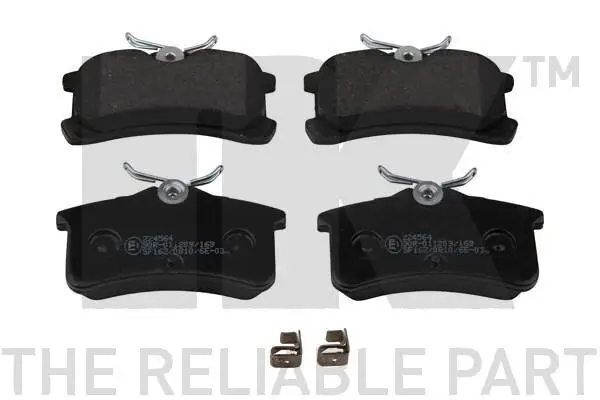 Bremsbelagsatz, Scheibenbremse Hinterachse NK 224564