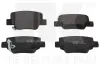 Bremsbelagsatz, Scheibenbremse Hinterachse NK 224592