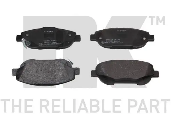 Bremsbelagsatz, Scheibenbremse Vorderachse NK 224594