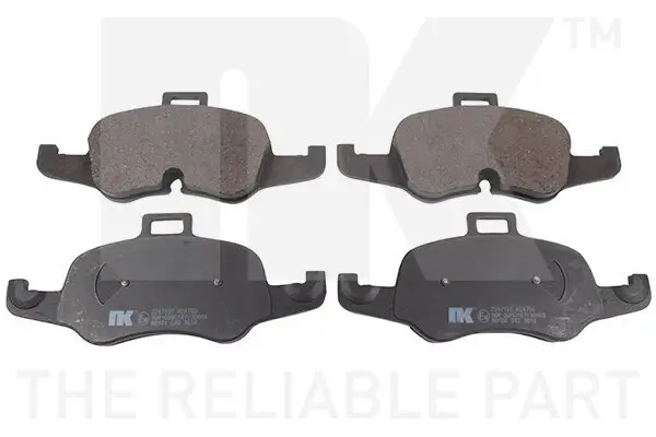 Bremsbelagsatz, Scheibenbremse Vorderachse NK 2247137