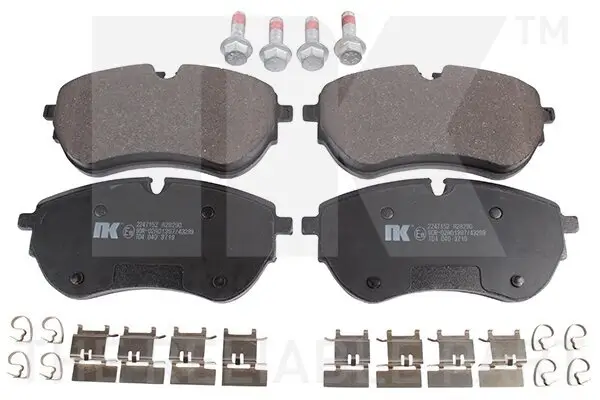 Bremsbelagsatz, Scheibenbremse Vorderachse NK 2247152