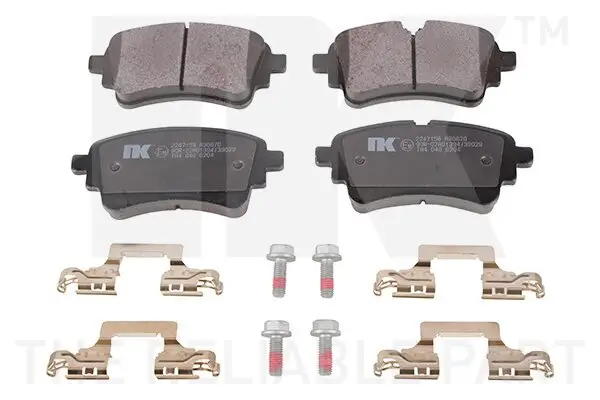 Bremsbelagsatz, Scheibenbremse NK 2247158