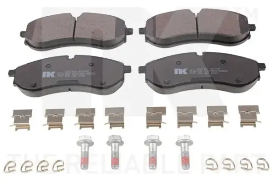 Bremsbelagsatz, Scheibenbremse Hinterachse NK 2247160 Bild Bremsbelagsatz, Scheibenbremse Hinterachse NK 2247160