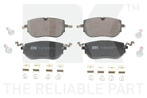 Bremsbelagsatz, Scheibenbremse Vorderachse NK 2247170