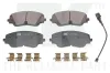 Bremsbelagsatz, Scheibenbremse Vorderachse NK 2247171