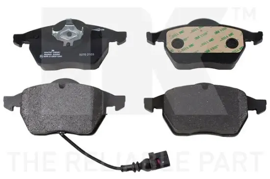 Bremsbelagsatz, Scheibenbremse Vorderachse NK 224757 Bild Bremsbelagsatz, Scheibenbremse Vorderachse NK 224757