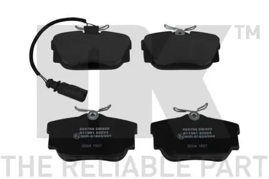 Bremsbelagsatz, Scheibenbremse NK 224759 Bild Bremsbelagsatz, Scheibenbremse NK 224759