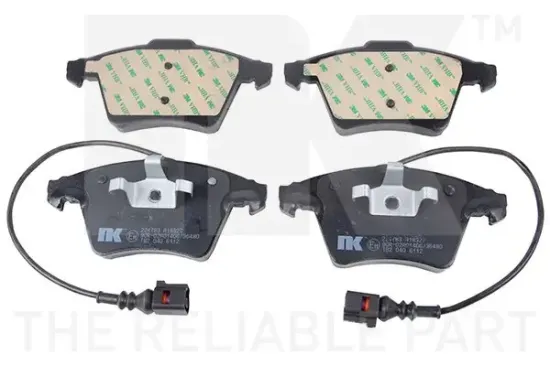 Bremsbelagsatz, Scheibenbremse Vorderachse NK 224783 Bild Bremsbelagsatz, Scheibenbremse Vorderachse NK 224783