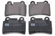 Bremsbelagsatz, Scheibenbremse Hinterachse NK 224793