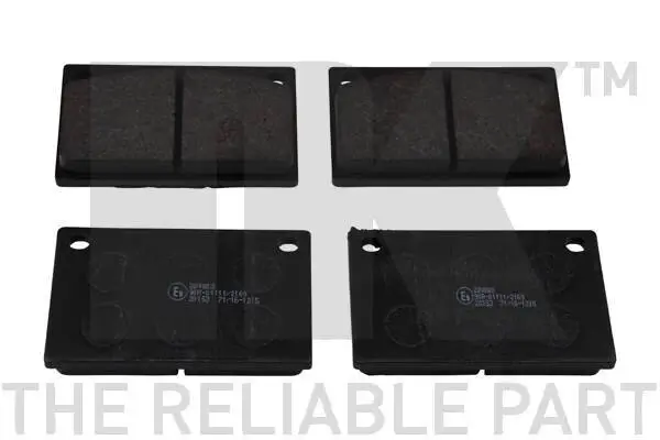 Bremsbelagsatz, Scheibenbremse Vorderachse NK 224802