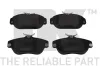 Bremsbelagsatz, Scheibenbremse Vorderachse NK 224818