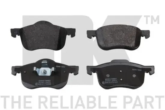 Bremsbelagsatz, Scheibenbremse Vorderachse NK 224820 Bild Bremsbelagsatz, Scheibenbremse Vorderachse NK 224820