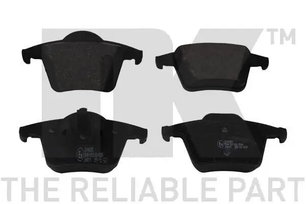 Bremsbelagsatz, Scheibenbremse Hinterachse NK 224825