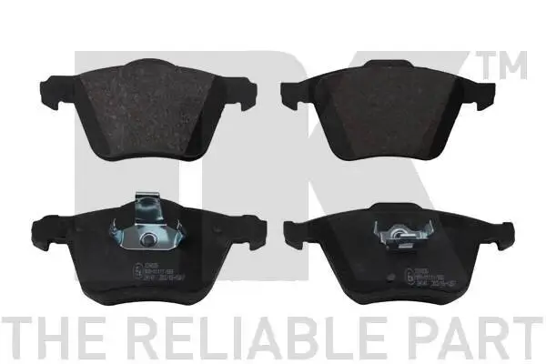 Bremsbelagsatz, Scheibenbremse Vorderachse NK 224826