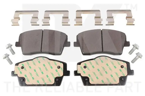 Bremsbelagsatz, Scheibenbremse Vorderachse NK 224835