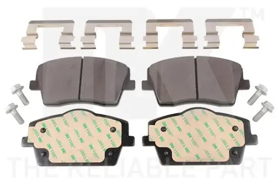 Bremsbelagsatz, Scheibenbremse Vorderachse NK 224835 Bild Bremsbelagsatz, Scheibenbremse Vorderachse NK 224835