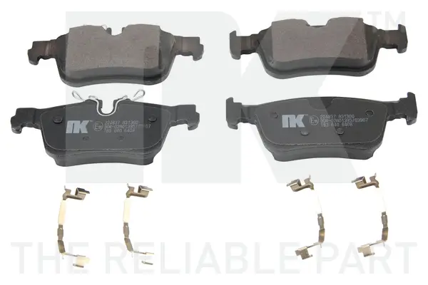 Bremsbelagsatz, Scheibenbremse NK 224837