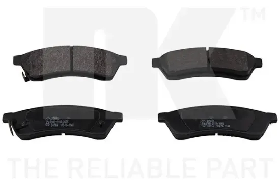 Bremsbelagsatz, Scheibenbremse Hinterachse NK 225013 Bild Bremsbelagsatz, Scheibenbremse Hinterachse NK 225013