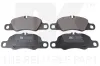 Bremsbelagsatz, Scheibenbremse Vorderachse NK 225620