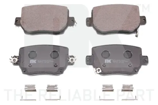 Bremsbelagsatz, Scheibenbremse Hinterachse NK 2266009 Bild Bremsbelagsatz, Scheibenbremse Hinterachse NK 2266009