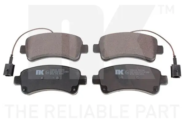 Bremsbelagsatz, Scheibenbremse NK 2299104