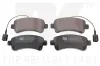 Bremsbelagsatz, Scheibenbremse NK 2299104