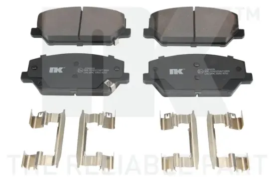 Bremsbelagsatz, Scheibenbremse Vorderachse NK 2299109 Bild Bremsbelagsatz, Scheibenbremse Vorderachse NK 2299109