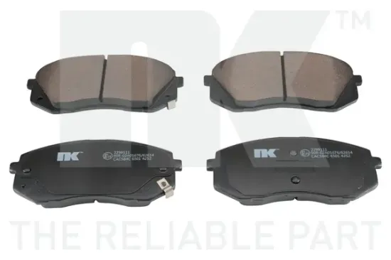 Bremsbelagsatz, Scheibenbremse Vorderachse NK 2299111 Bild Bremsbelagsatz, Scheibenbremse Vorderachse NK 2299111